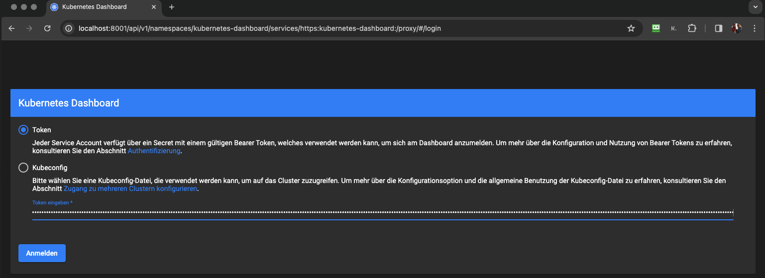 Mit Cluster verbinden